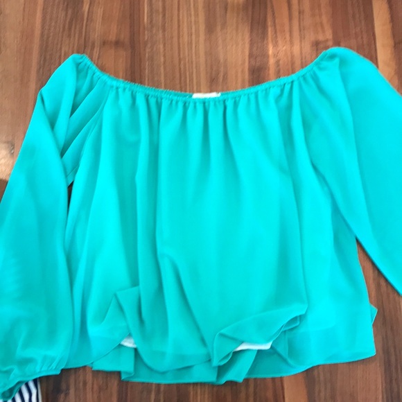 SALE 🎉Stitch Fix LET THEM EAT CAKE green L - Picture 4 of 7
